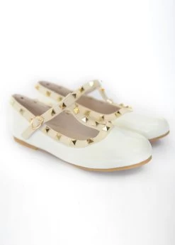 VICTORIA SHOE WHITE PATENT -Fashion children's clothing store 003