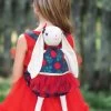 BUNNY BACKPACK NAVY FLORAL -Fashion children's clothing store 198