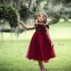 DELILAH DRESS WINE -Fashion children's clothing store 262 2bc848c0 00f3 4f66 a1b2 5660c35a21e7