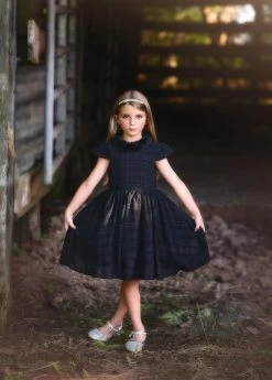 EVANGELINE DRESS BLACK -Fashion children's clothing store 312 06df049d 6e93 4024 884f c746ea361e3e