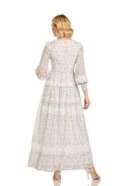 SOFIA MAXI DRESS LAVENDER FLORAL -Fashion children's clothing store 34 1810 WEB