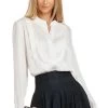 MAYA TUXEDO BLOUSE WINTER WHITE
