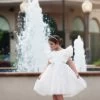 MILLY DRESS WHITE -Fashion children's clothing store 565