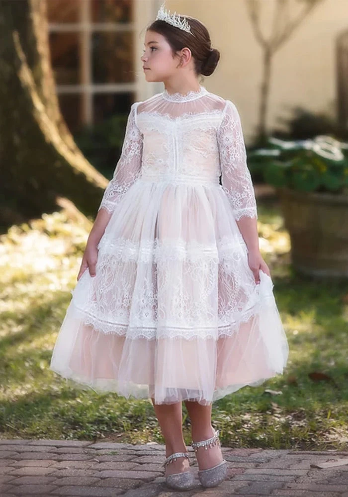 AIMEE DRESS ANTIQUE WHITE 4 AIMEE DRESS ANTIQUE WHITE - Image 2