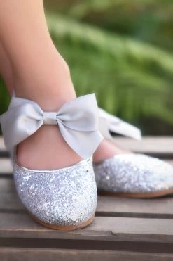 HADLEE SEQUIN SHOE SILVER
