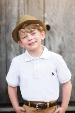 KINGSLEY POLO WHITE -Fashion children's clothing store Myproject 17