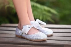 HADLEE SEQUIN SHOE SILVER -Fashion children's clothing store TSC18fb 2