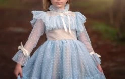 ELLE DRESS SKY -Fashion children's clothing store elleblue1