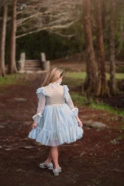 ELLE DRESS SKY -Fashion children's clothing store elleblue3