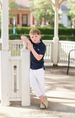 HENRY PANT WHITE -Fashion children's clothing store newnavypolo4 41ff5eaf f44b 4c83 8904 bf7679d763ac