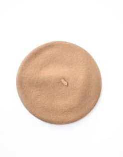 CELESTE BERET CAMEL -Fashion children's clothing store tanberet